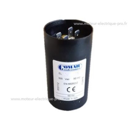 Condensateur de démarrage COMAR EL 125-160uf